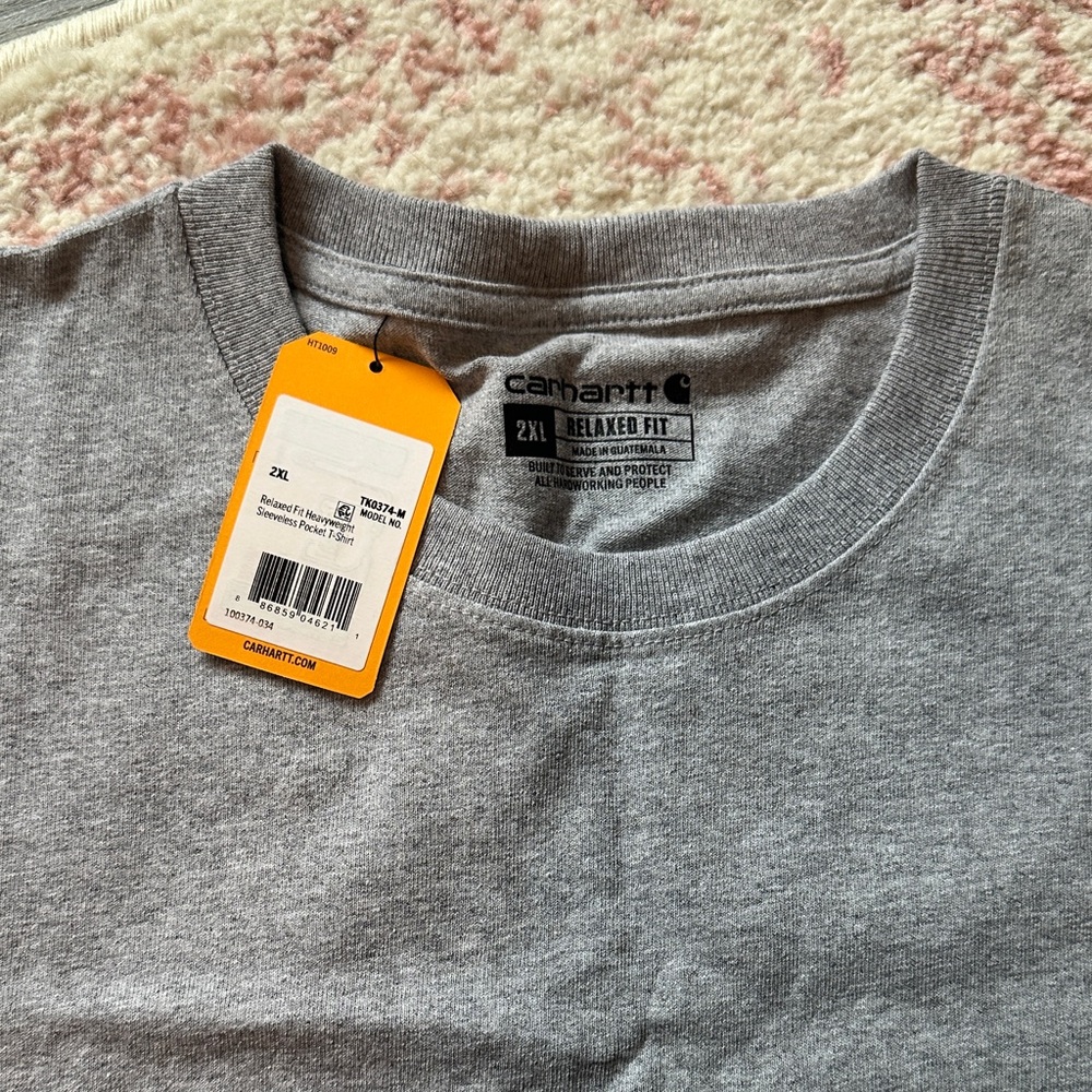 Carhartt Heather Gray Sleeveless Tank - Picture 5 of 6
